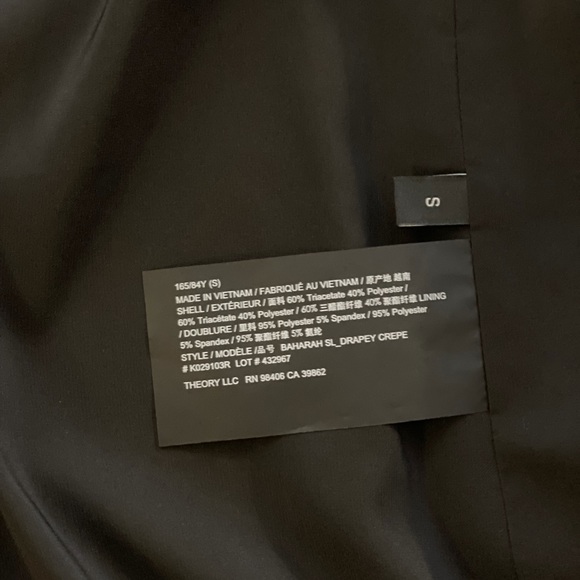 NWT Theory Bomber Jacket size L - Picture 10 of 11